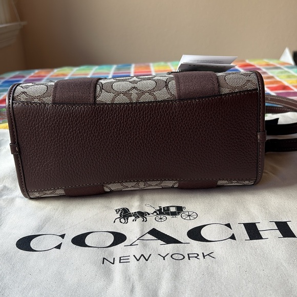 💼 COACH Smith Tote Bag 24 In Signature Jacquard 💼 NWT 💼 - Picture 13 of 16